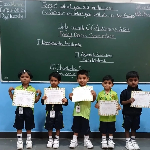 July month CCA WINNERS